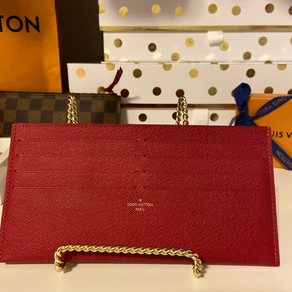 Calfskin Pochette Felicie Card Holder Insert